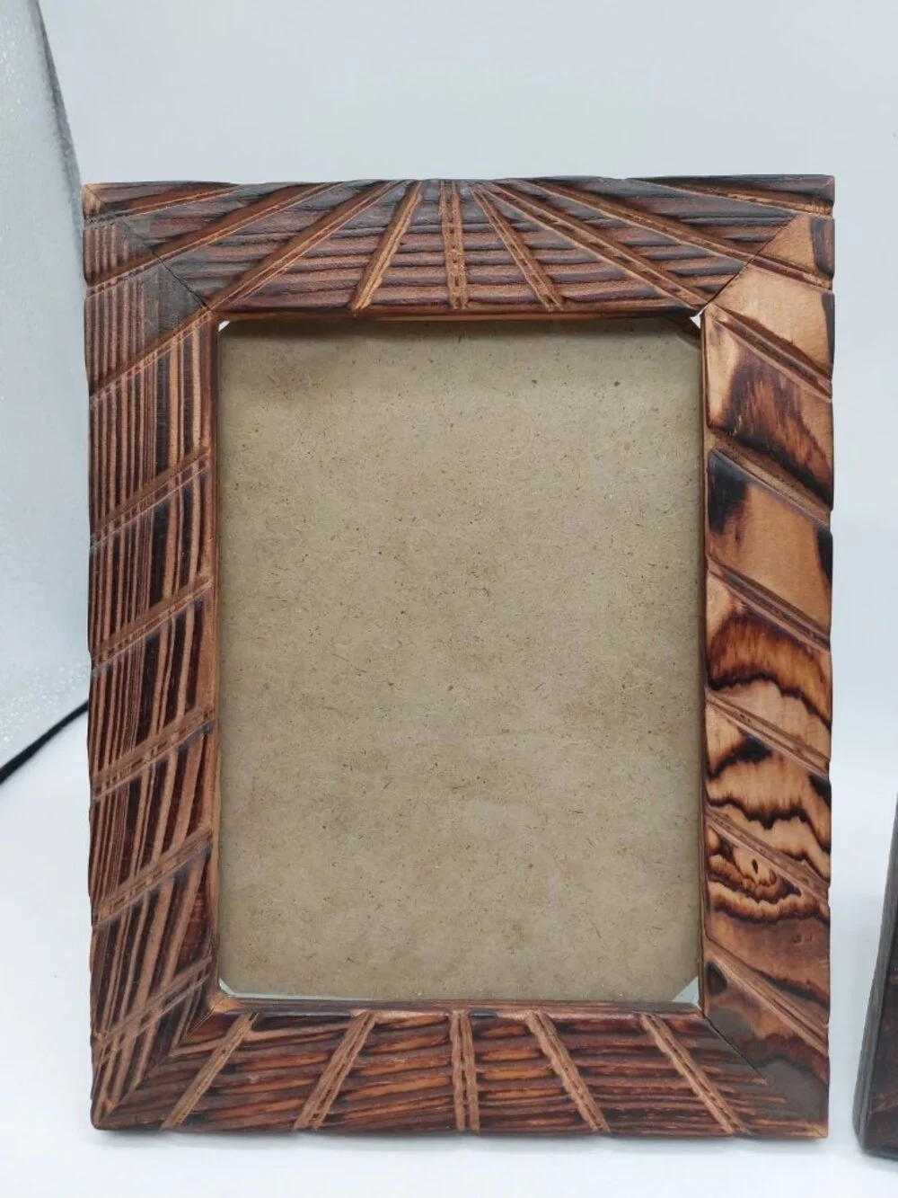 Artmark Chicago Wood Photo Frame Set Of 2 Carved Look